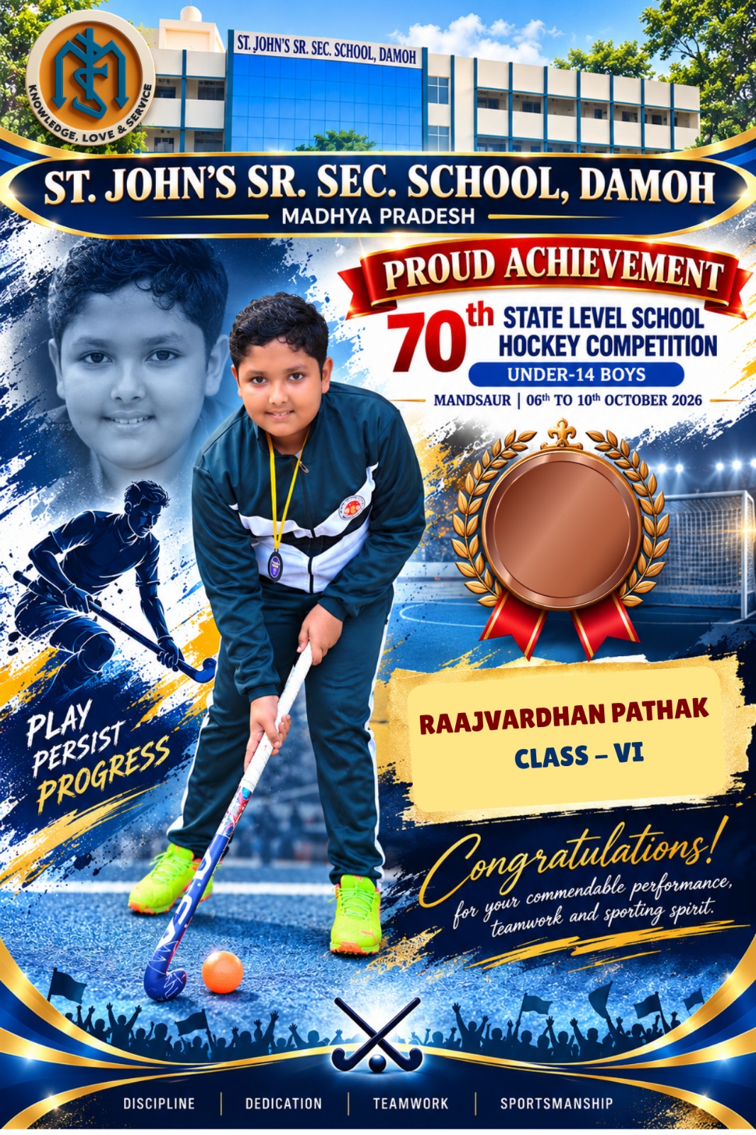 Proud Moment for St. John’s Sr. Sec. School, Damoh!