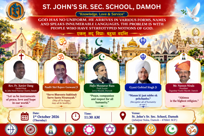 INTER-RELIGIOUS PRAYER – CELEBRATING UNITY IN DIVERSITY